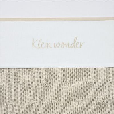 Meyco Baby Klein Wonder Wieglaken - 75 x 100 cm - Soft Sand 