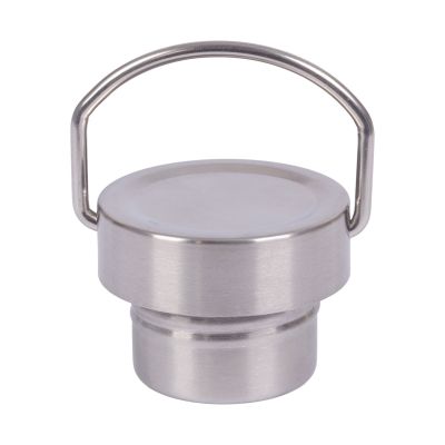 A Little Lovely Company Draaidop voor RVS Drinkfles - Zilver